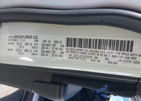 2014 Jeep Cherokee Latitude from USA, damaged, VIN 1C4PJLCB1EW158197